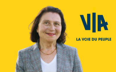[délégation de la Nièvre] Marie-Joëlle Guillaume, nouvelle élue municipale VIA à Vandenesse