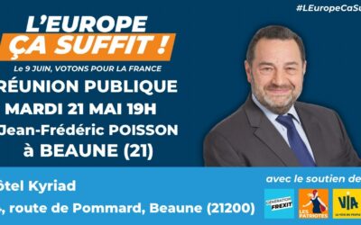 [Réunions publiques] A Beaune (21)  le mardi 21 mai à 19.00